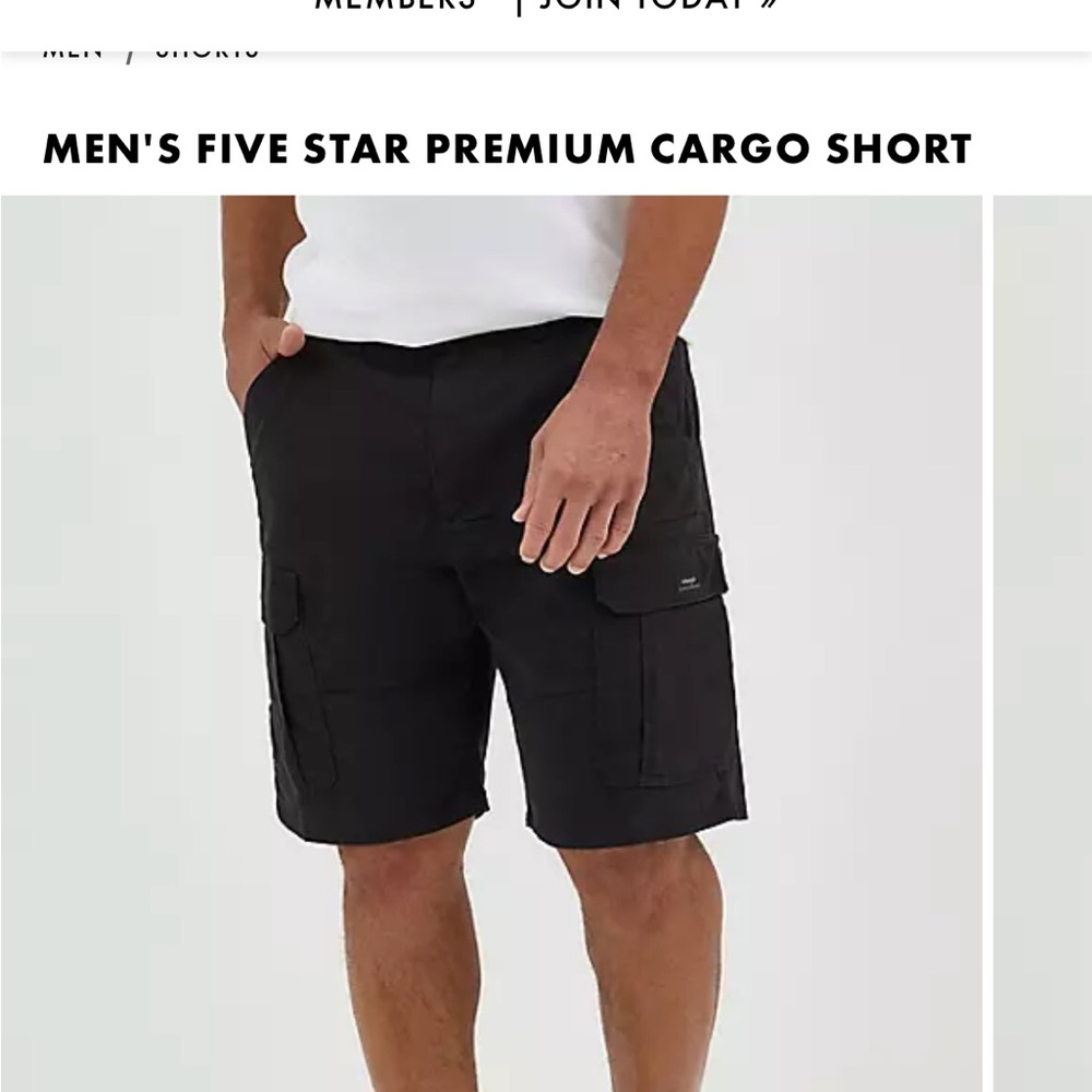 Wrangler Men's Dark Cargo Shorts